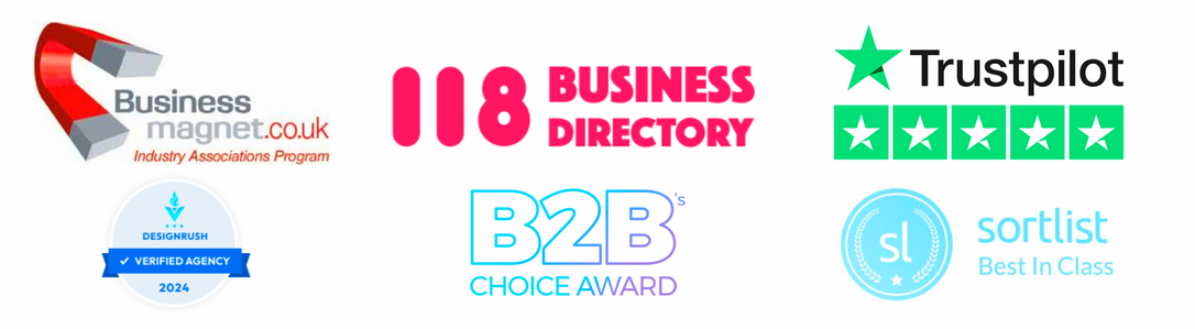 Image showing marketing awards and marketing quality listings